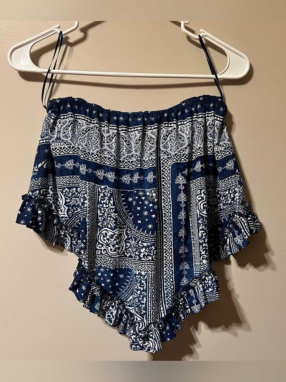Olivaceous strapless tank - size S